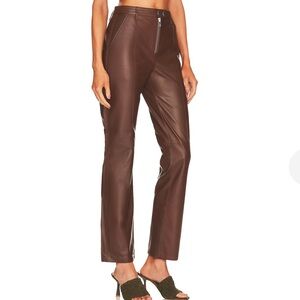 Lovers + Friends Brown Straight Leg Pants